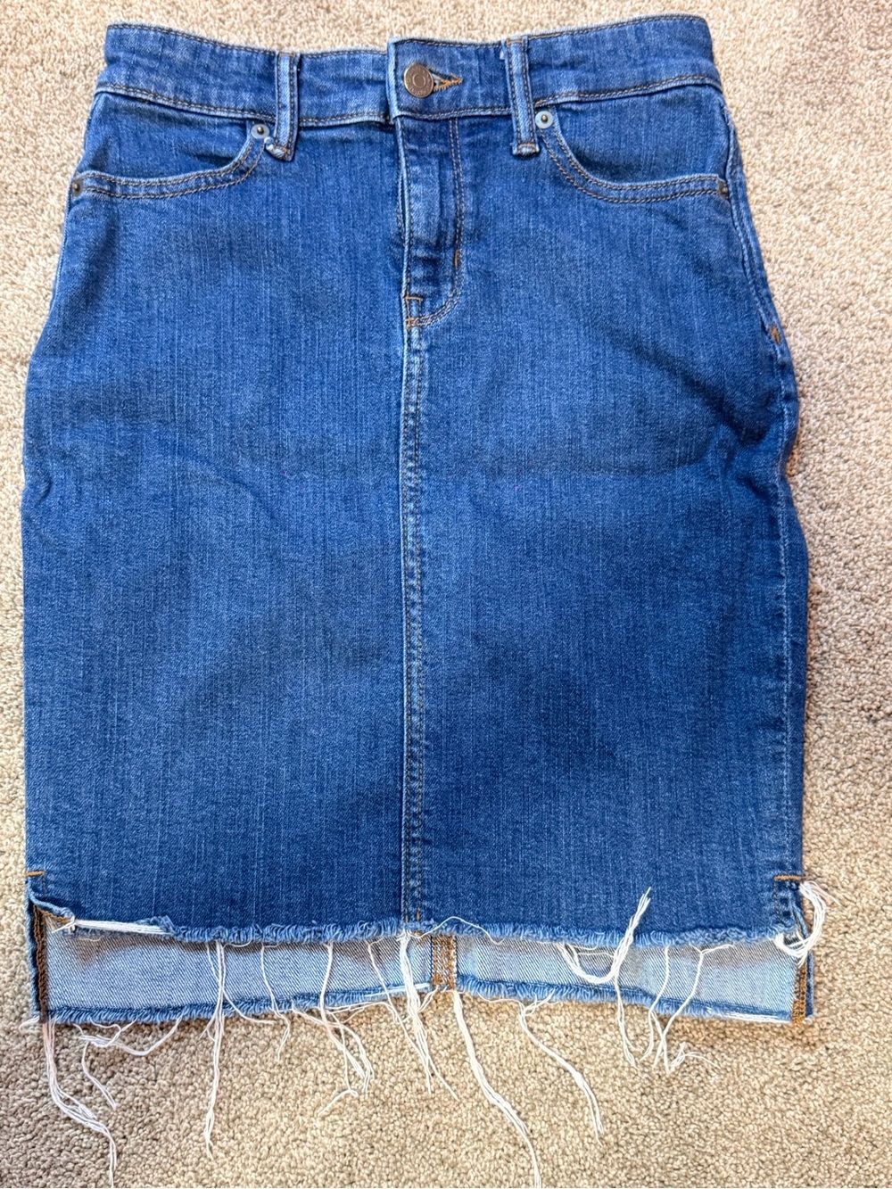 Banana Republic Blue Denim Jeans with Contrast Stitching
